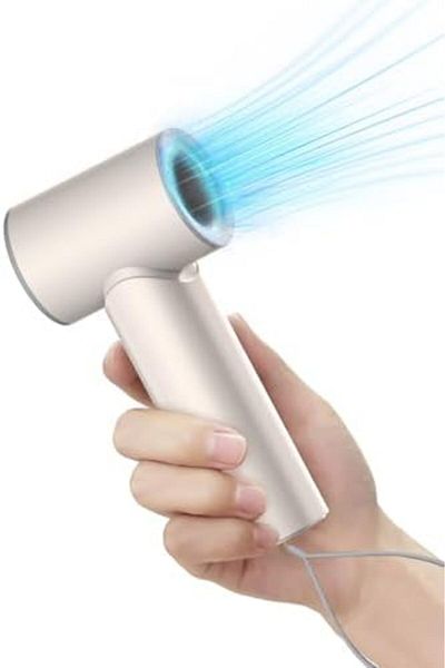 GENERAL TONEOF Upgraded Handheld Turbo Fan, 5000mAh Rechargeable Portable Personal Fan, Mini Desk Fans with