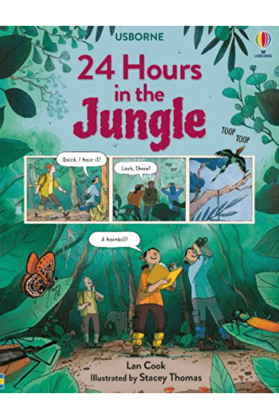 Usborne 24 Hours In The Jungle / Lan Cook / Usborne / 9781474998796