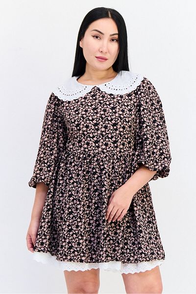 IN THE STYLE Women Floral Print Midi Dress, Multicolor