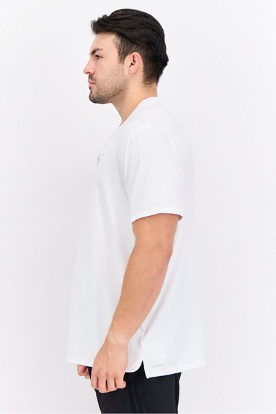 Puma Men Sportswear Fit Short Sleeve Running T-Shirt, White