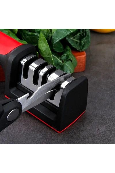 storeks 4 Stages Non-Slip Base Fast Knife Scissors Sharpening Tool