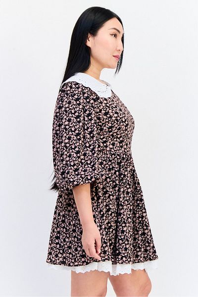 IN THE STYLE Women Floral Print Midi Dress, Multicolor