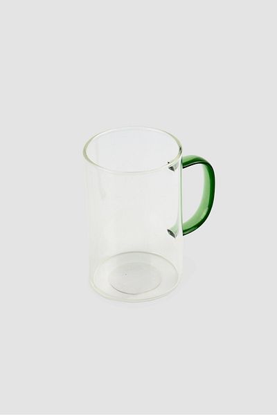 Muy Mucho Glass Coffee Mug 370 ml, Transparent