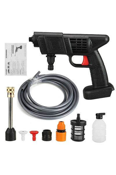 Generic Pistol De Spalat Cu Presiune Apf® , Portabila ,fara Fir, Cu Doua Baterii