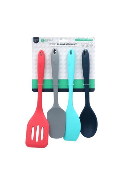 Generic Core Kitchen Core Kitchen Anti-microbial Silicone Baking Utensils Multicolor