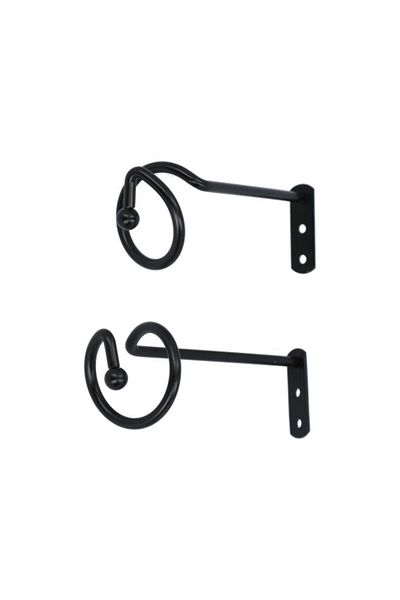 Generic Micasa 2-Piece Basic Tie Back Black