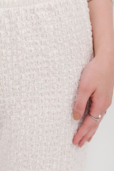 Addax Textured Wide Leg Trousers Pn13895-İ9
