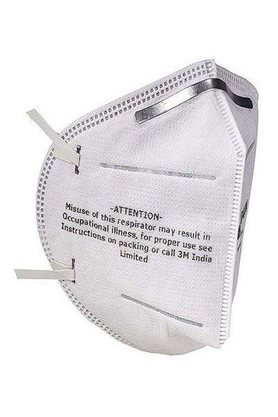 3M 3-Piece Disposable Adjustable Nose Clip Non-Valved Respiratory Mask
