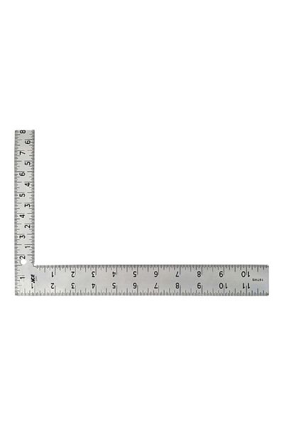 ACE Steel Carpenter Square Silver 12 x 8inch