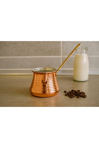 Zinnun Copper Milk Jug/Coffee Pot Jumbo Size 750 ml