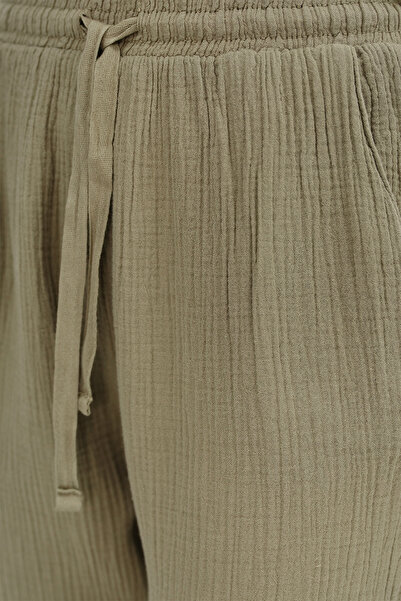 Addax Tie Waist Trousers Pn7043