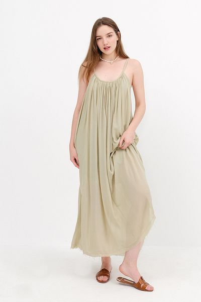 Addax Long Dress with Rope Strap E3173