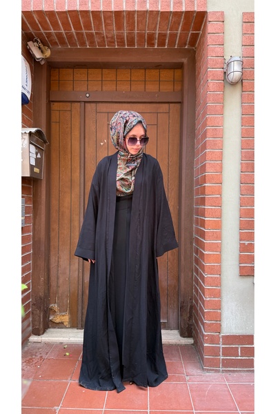 BukrinaCo Ham keten tesettür kimono ferace