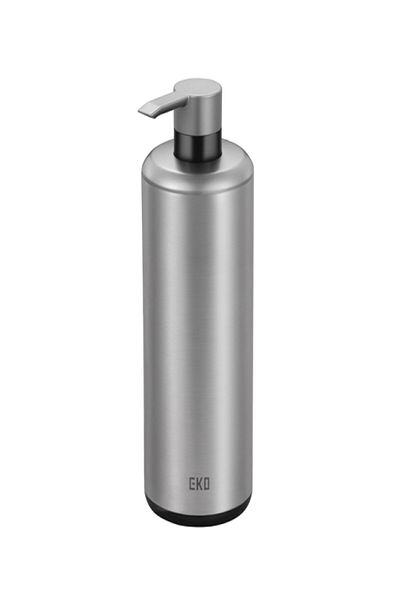 EKO Aroma Life Elegant Design Stainless Steel Soap Dispenser Silver and Black