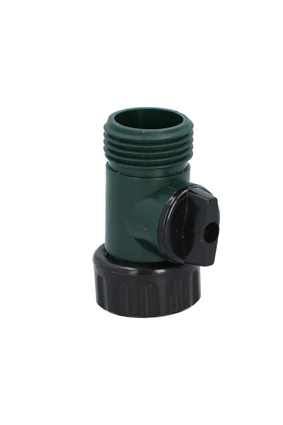 ACE Shut Off Plastic Valve Connector Green and Black