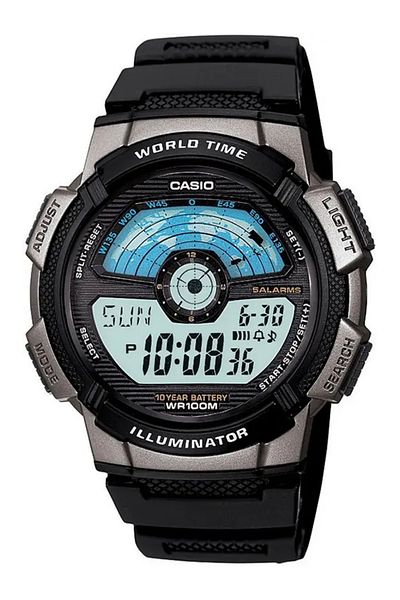 Casio Youth Series Digital Grey Dial Men's Watch - AE-1100W-1AVDF(D085)