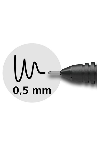 Schneiders 1Pcs Roller Pen Xtra 805 Needle Tip 0.5 Black Scx035