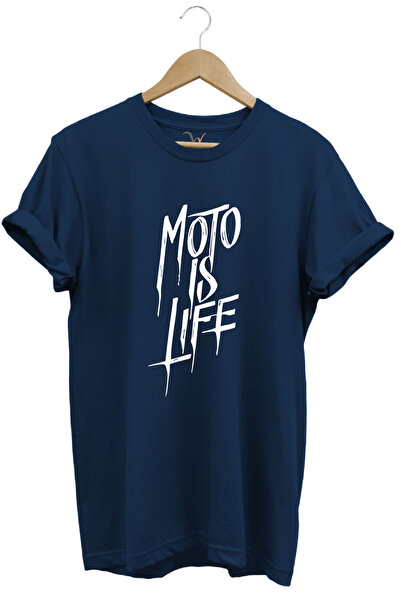 WİDİ Moto je život Štampano Biker 100% pamuk Standardni kroj okrugla kragna P...