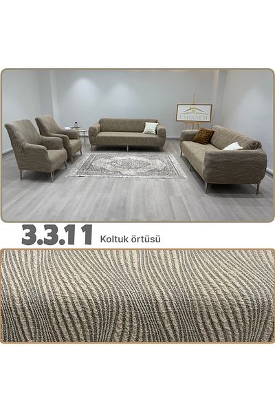 uzhanem 3 3 1 1 Stretch Elastic Flexible Washable Jacquard Sofa Cover Set Sofa Cover