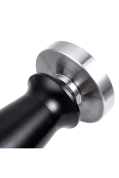 Bien Servi Stainless Steel Calibrated Pressure Coffee Tamper Black and Silver
