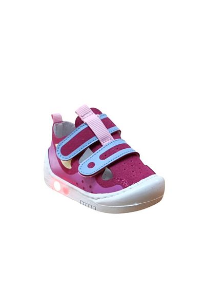MİDDO Middo Oki Baby Girl - Boy Lighted Orthopedic Shoes Fuchsia