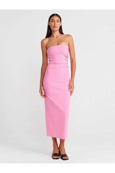 Dilvin Dress - Pink - Maxi