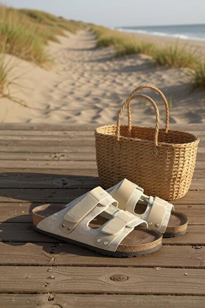 Afşin Velcro Orthopedic Women's Slippers Stylish Comfortable