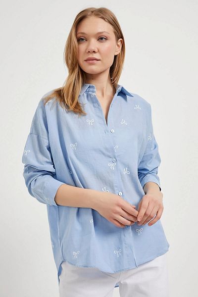 İKLİM LİFE Bow Printed shirt