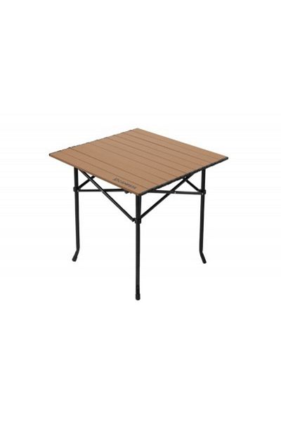 DELPHİN Delphin CAMPSTA folding table, 60x60x60 cm, brown, carrying bag