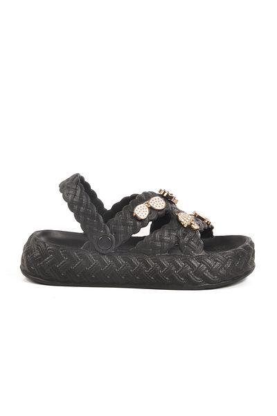 AYAKMOD Black Eva Lightweight Flexible Women's Slippers 804 Z