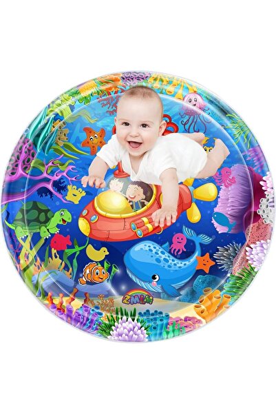 teknom Bebek su havuzu oyun matı serinletici eğlendirici su oyun halısı 60cm ...