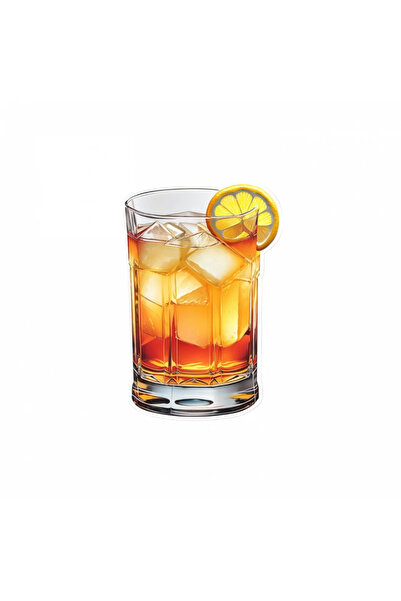 INOVATIX Set de 8 bucăți, autocolant cocktail whisky sour, INOVATIX®. 6 cm