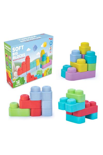 DEDE Toy Soft Big Blocks 12 Pieces 04005