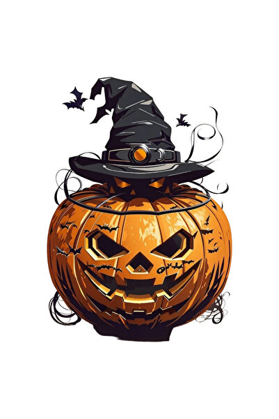 INOVATIX Set de 8 bucăți, autocolant dovleac de Halloween, INOVATIX®. 6 cm