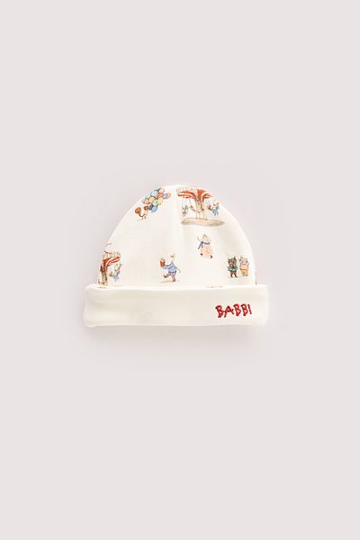 Atelier Babbi Newborn Bib & Hat Set - Funfair