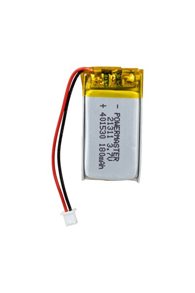 Powermaster 401530 3.7 Volt 180 Mah Lityum Polimer Pil