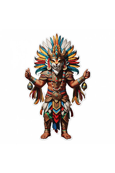 INOVATIX Σετ 8 τεμαχίων, Αυτοκόλλητο Μυθολογικό πλάσμα Cipactli με στολή, INO...