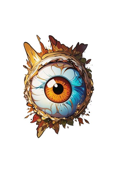 INOVATIX Set of 8, Iridescent Eye Sticker, INOVATIX®. 6 cm
