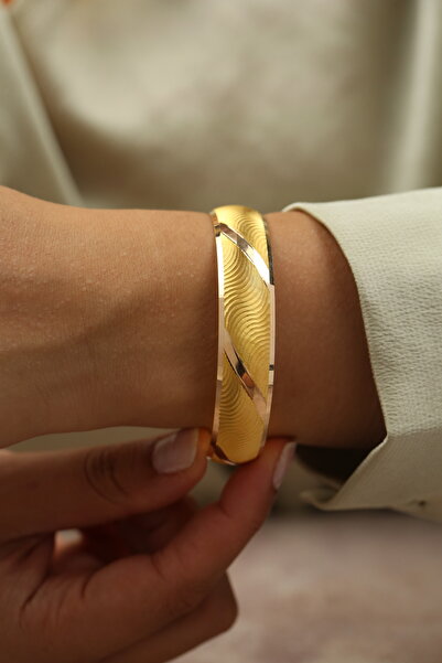 Çgk Çiğdem Gürel Kuyumculuk 15mm Hediyelik Altın Bilezik