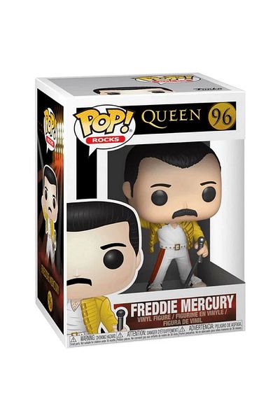 TOYFEST Funko Pop Rocks: Queen - Freddie Mercury Wembley 1986