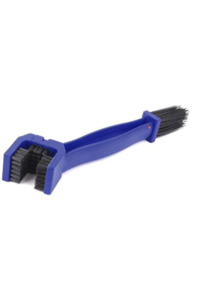 Mercaton Perie cu 2 capete pentru curățarea lanțului și uleiului pentru biciclete și motociclete, albastră