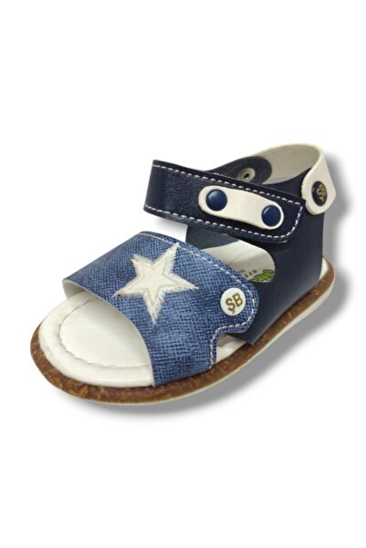ŞİRİNGENÇ Şirinbebe 1567-20 Ανατομικά Σανδάλια για αγόρια με σχέδιο αστεριών ...