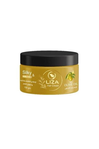 lisa Hair Cream with Olive Oil for Split Ends Repair, Thickness, and Length - 150g