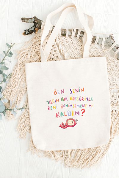 Bi Dünya Store Geantă de pânză Yiğın Hoşgörü