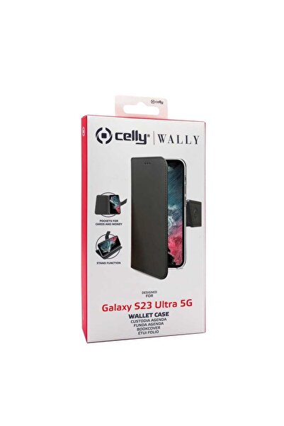 Celly Husa de protectie Celly Wally pentru Galaxy S23 ULTRA, Negru