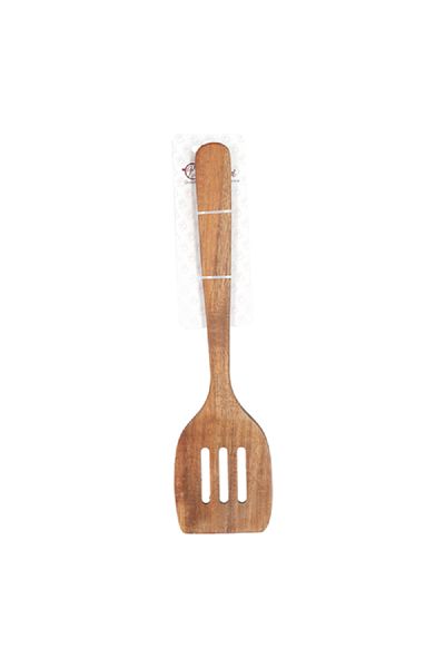 Bien Servi Eco-Friendly High Quality Acacia Kitchen Slotted Turner Brown