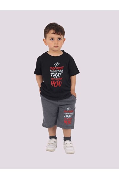 armicem Mixed Printed Men's T-Shirt & Capri Set – Colorful and Comfortable Combination