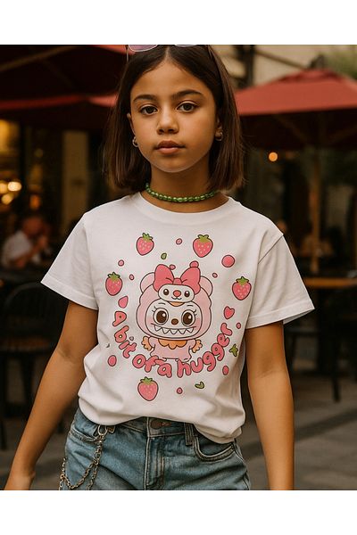 Touz Moda Labubu Kids Design Unisex Oversize T-Shirt