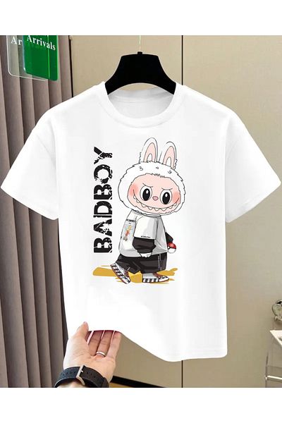 Touz Moda Labubu Kids Design Unisex Oversize T-Shirt