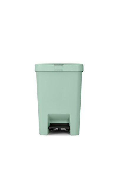 Brabantia سلة المهملات البلاستيكية ذات الدواسة من ستيب أب جايد جرين 25 لتر